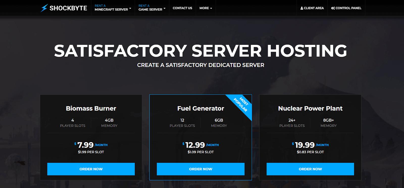 Satisfactory Shockbyte